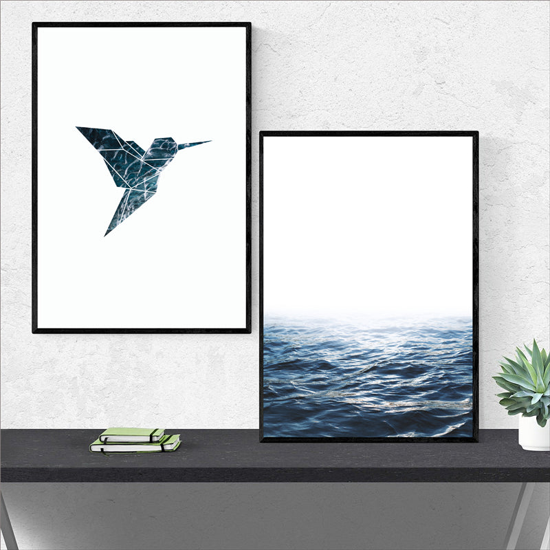 Hummingbird & Blue Ocean