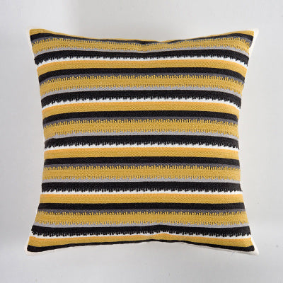 Geometric Embroidered Cushion Covers